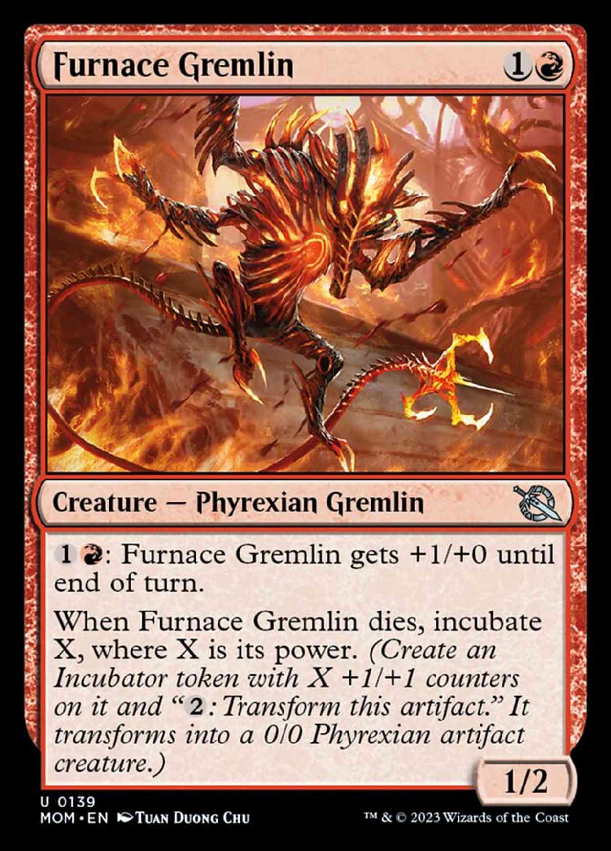 Furnace Gremlin magic card front
