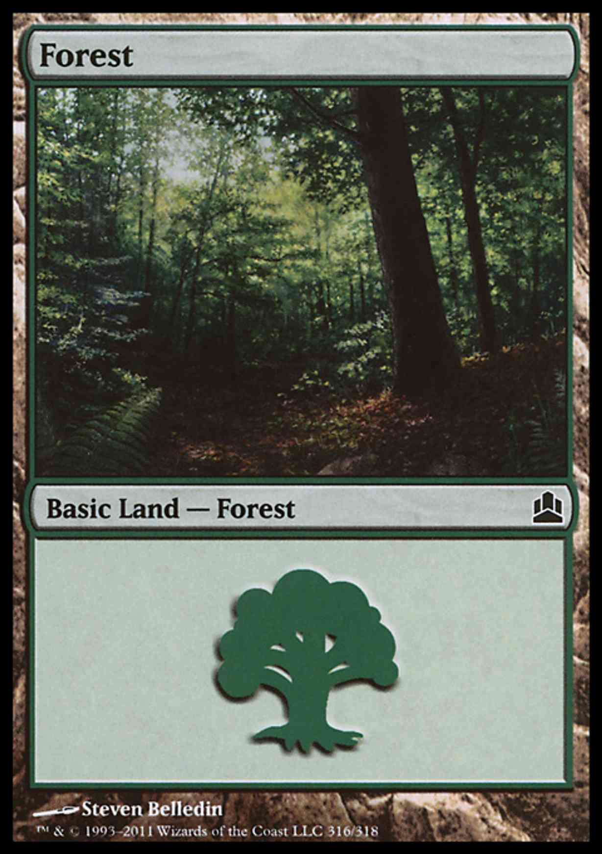 Forest (316) magic card front