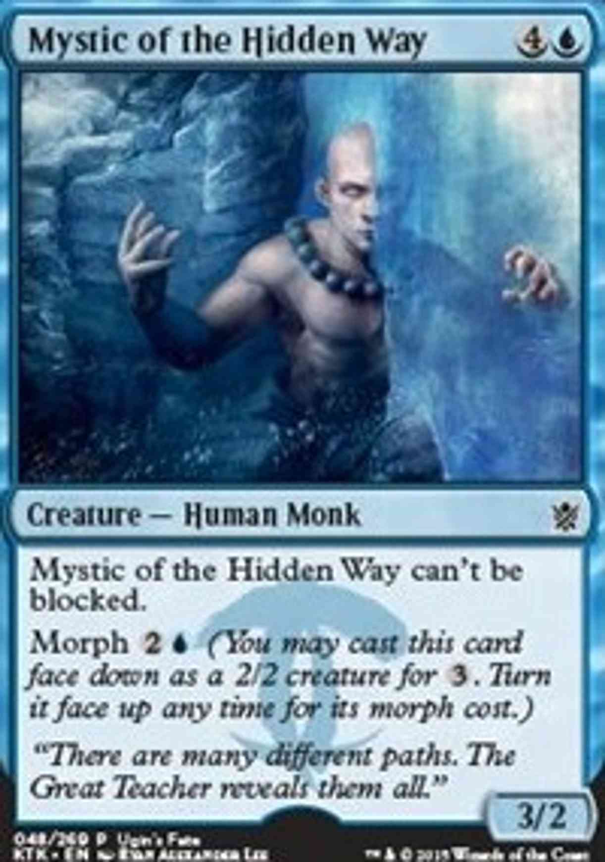 Mystic of the Hidden Way magic card front