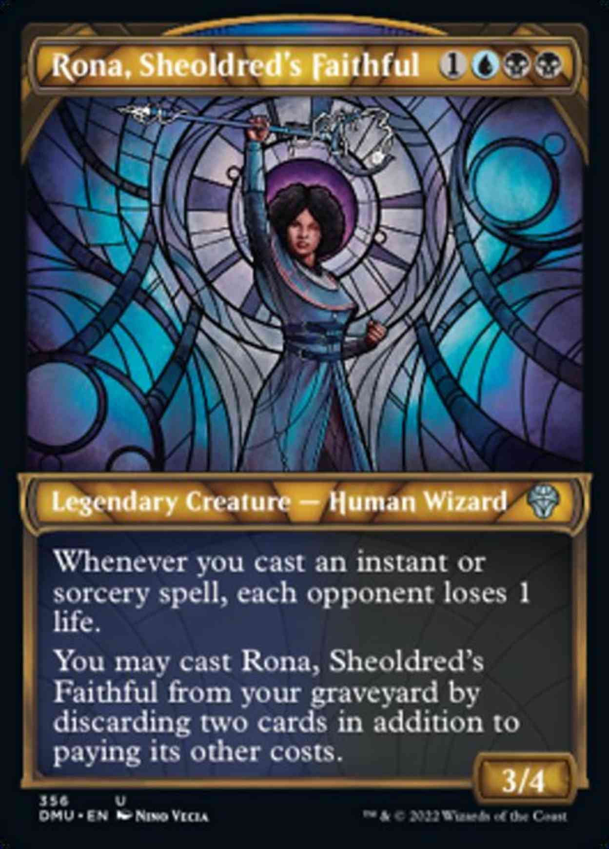 Rona, Sheoldred's Faithful (Textured Foil) magic card front