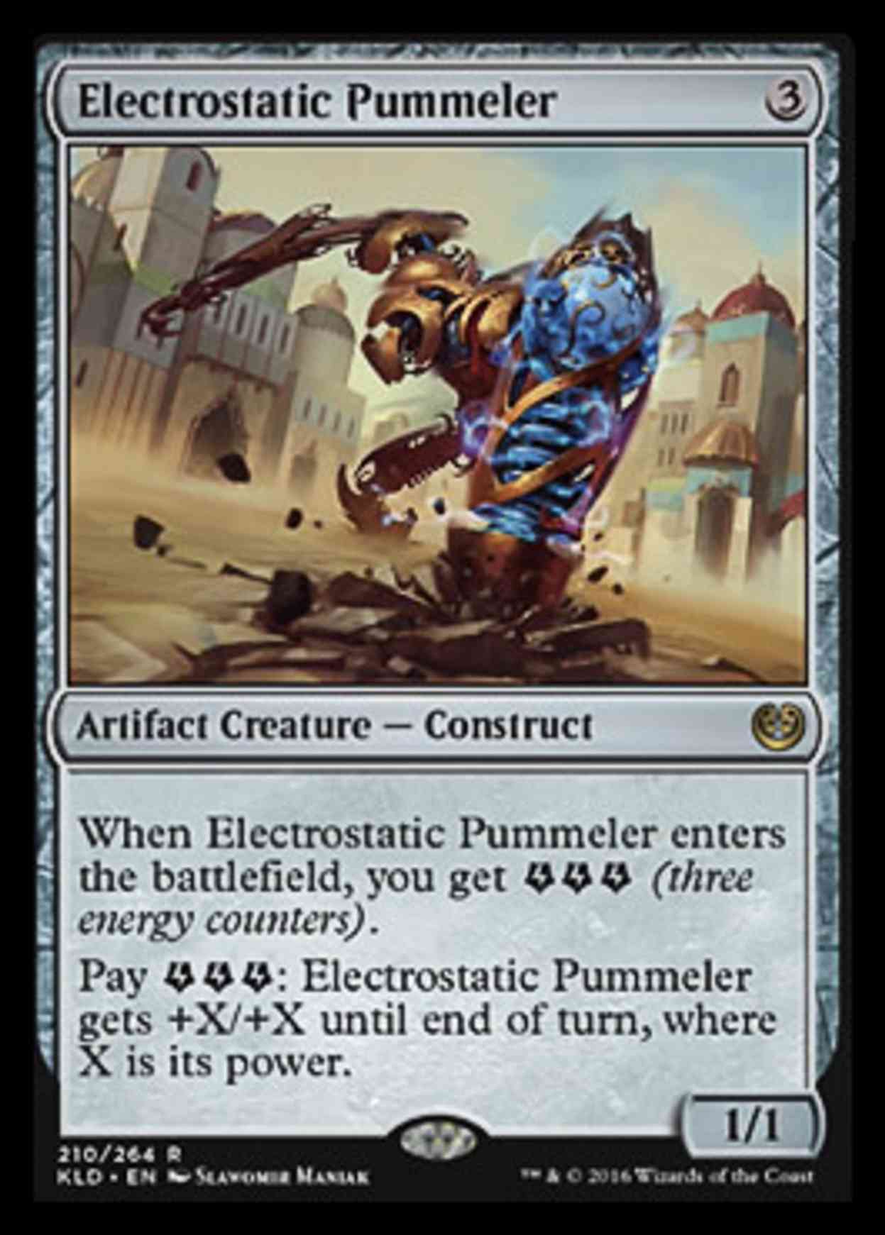 Electrostatic Pummeler magic card front