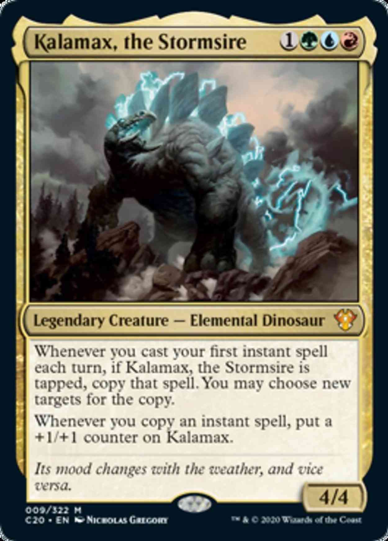 Kalamax, the Stormsire magic card front