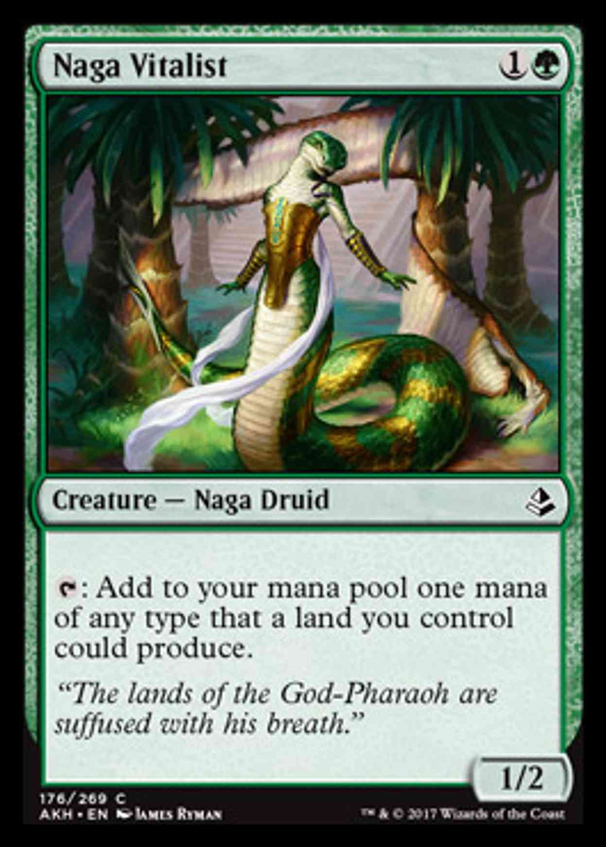 Naga Vitalist magic card front