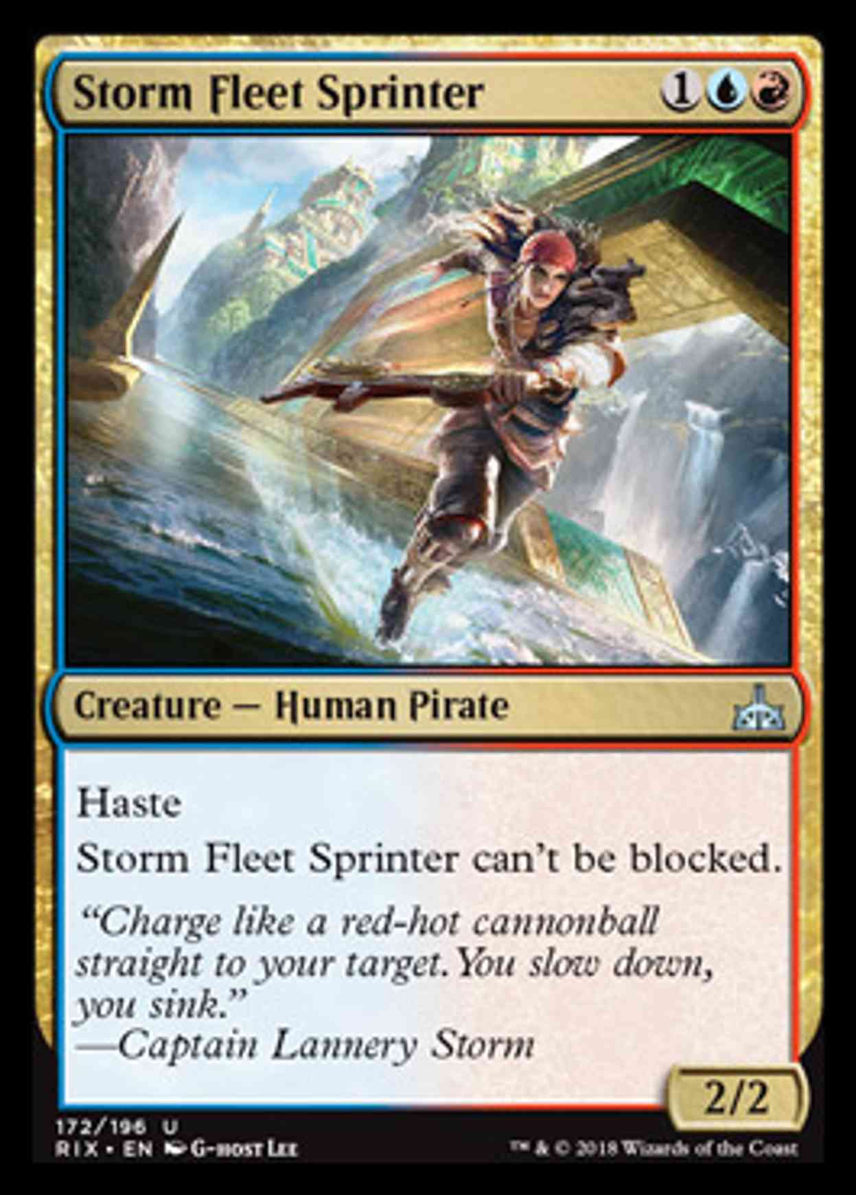 Storm Fleet Sprinter magic card front