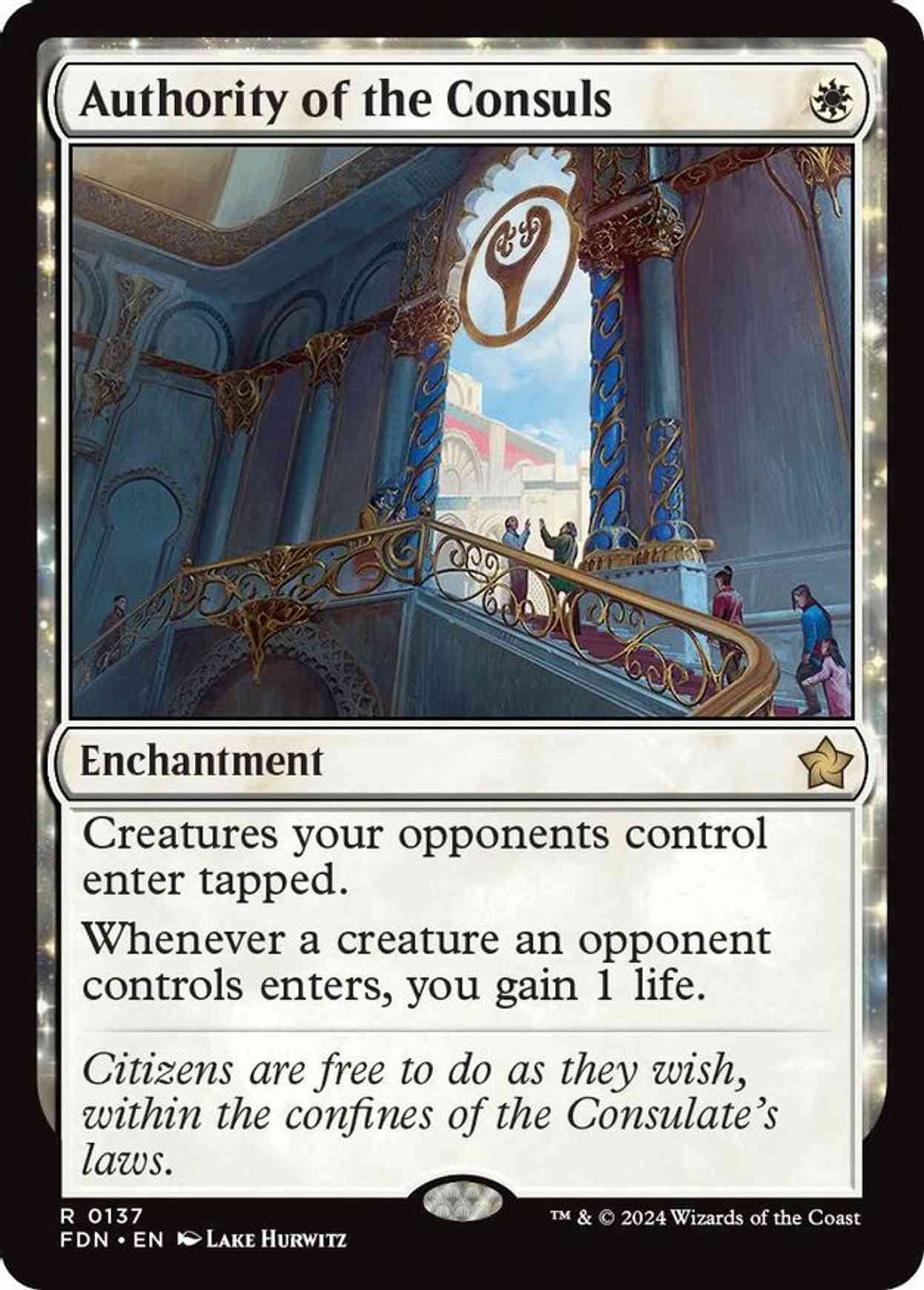 Authority of the Consuls magic card front