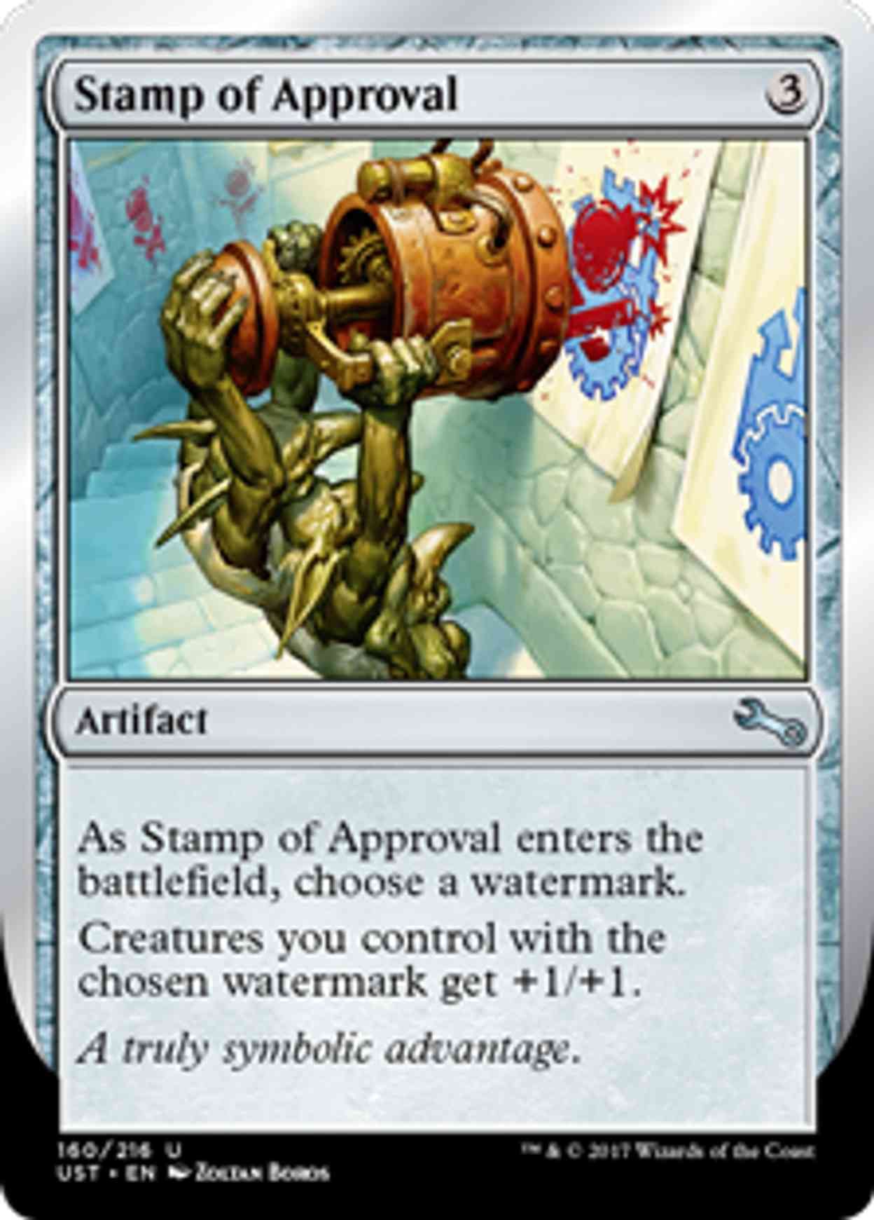 Stamp of Approval magic card front