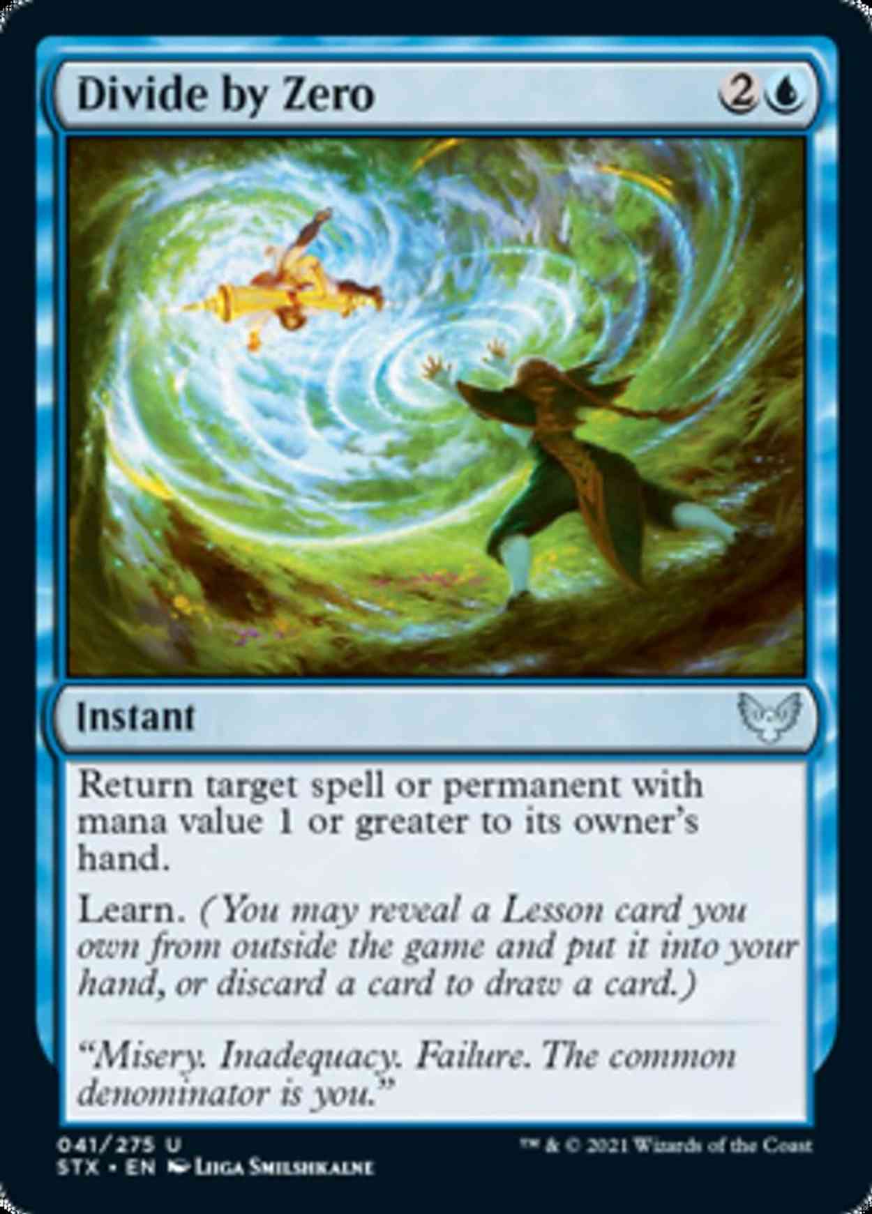 Divide by Zero magic card front