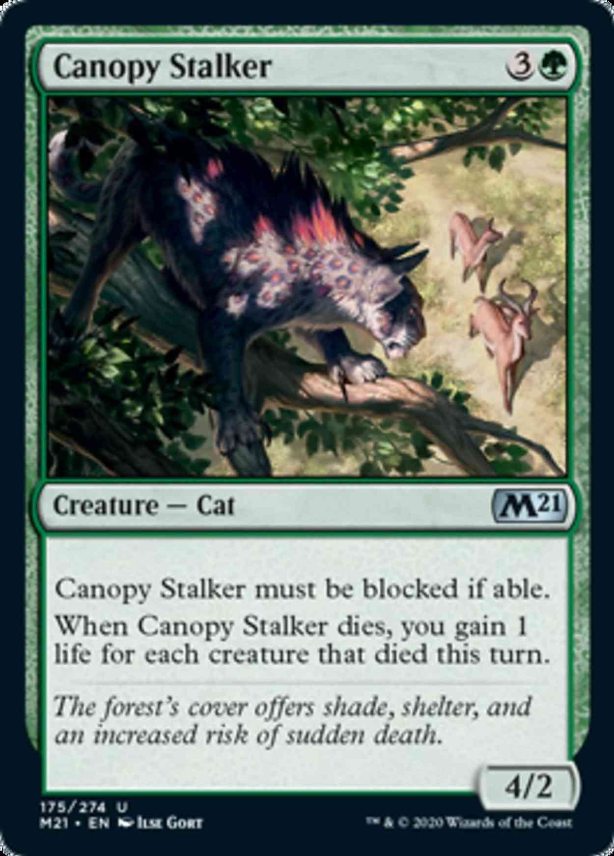 Canopy Stalker magic card front