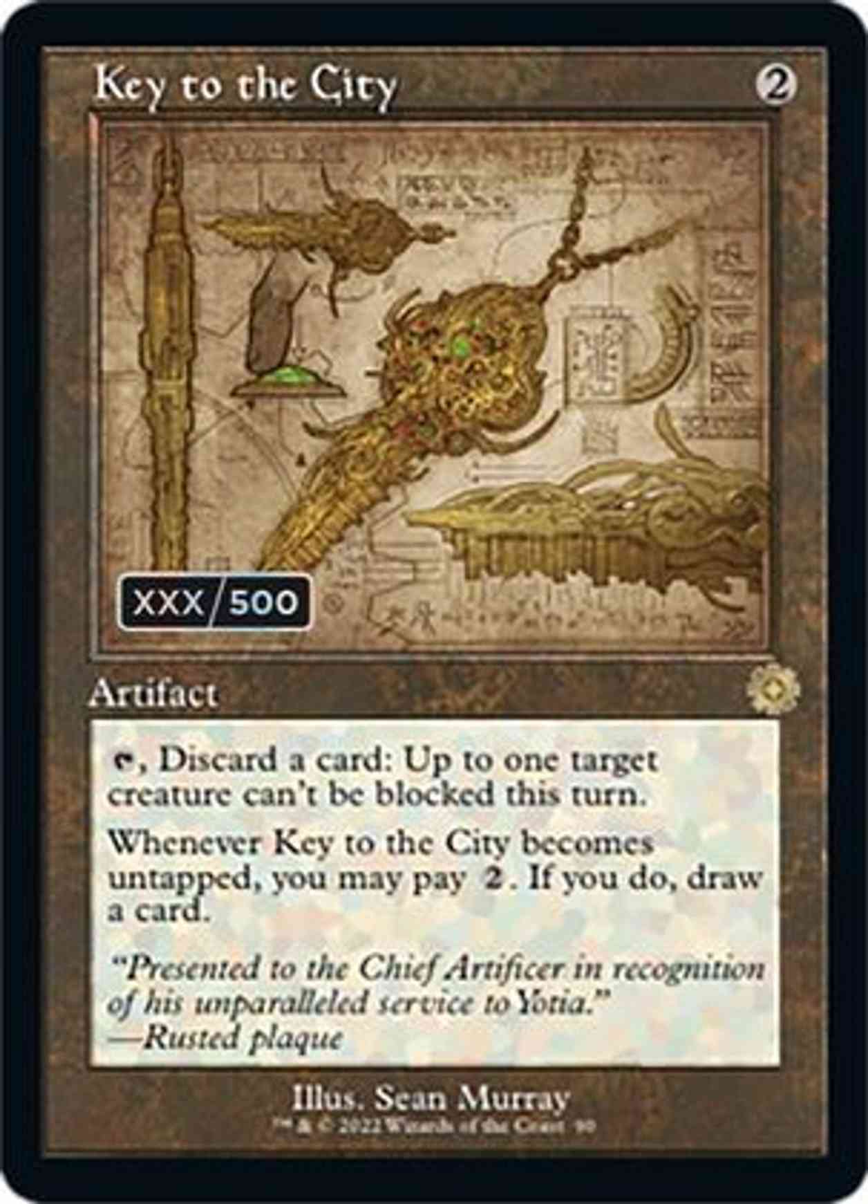 Key to the City (Schematic) (Serial Numbered) magic card front