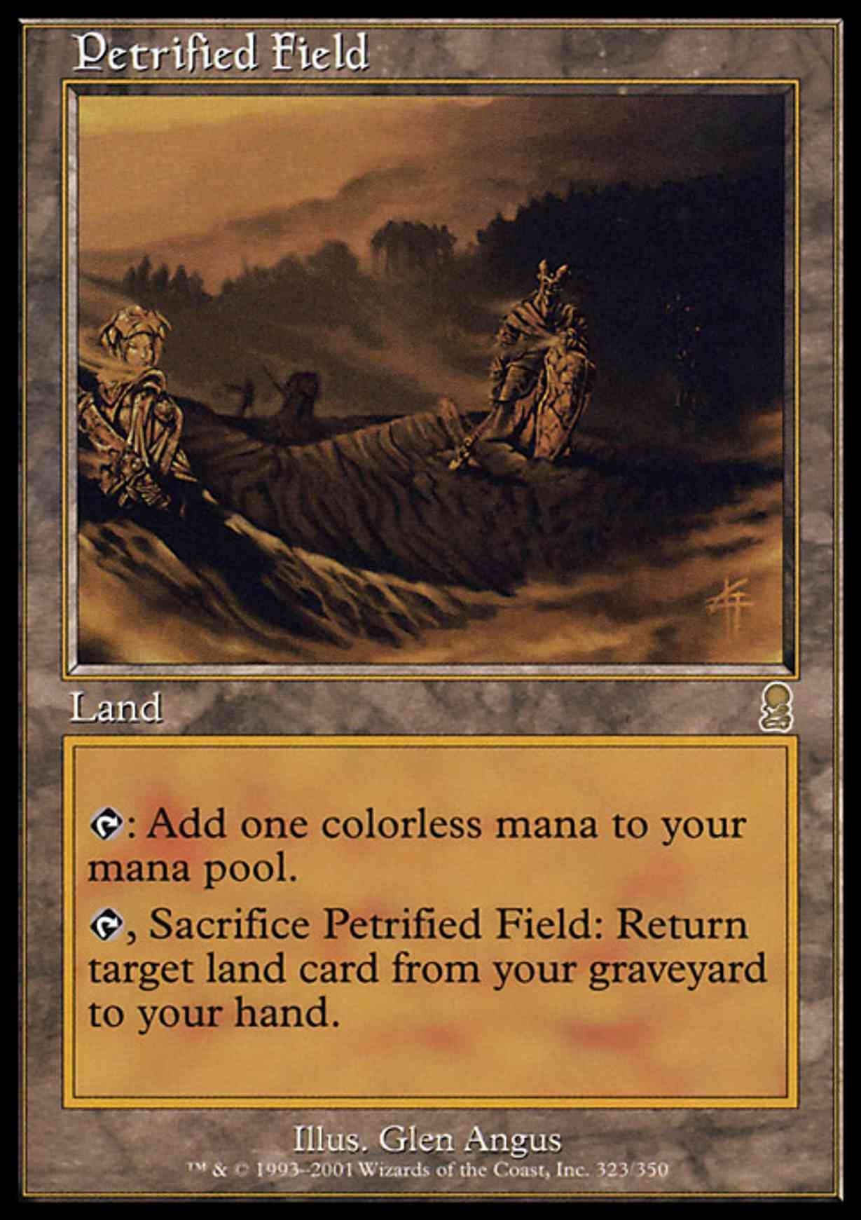 Petrified Field magic card front