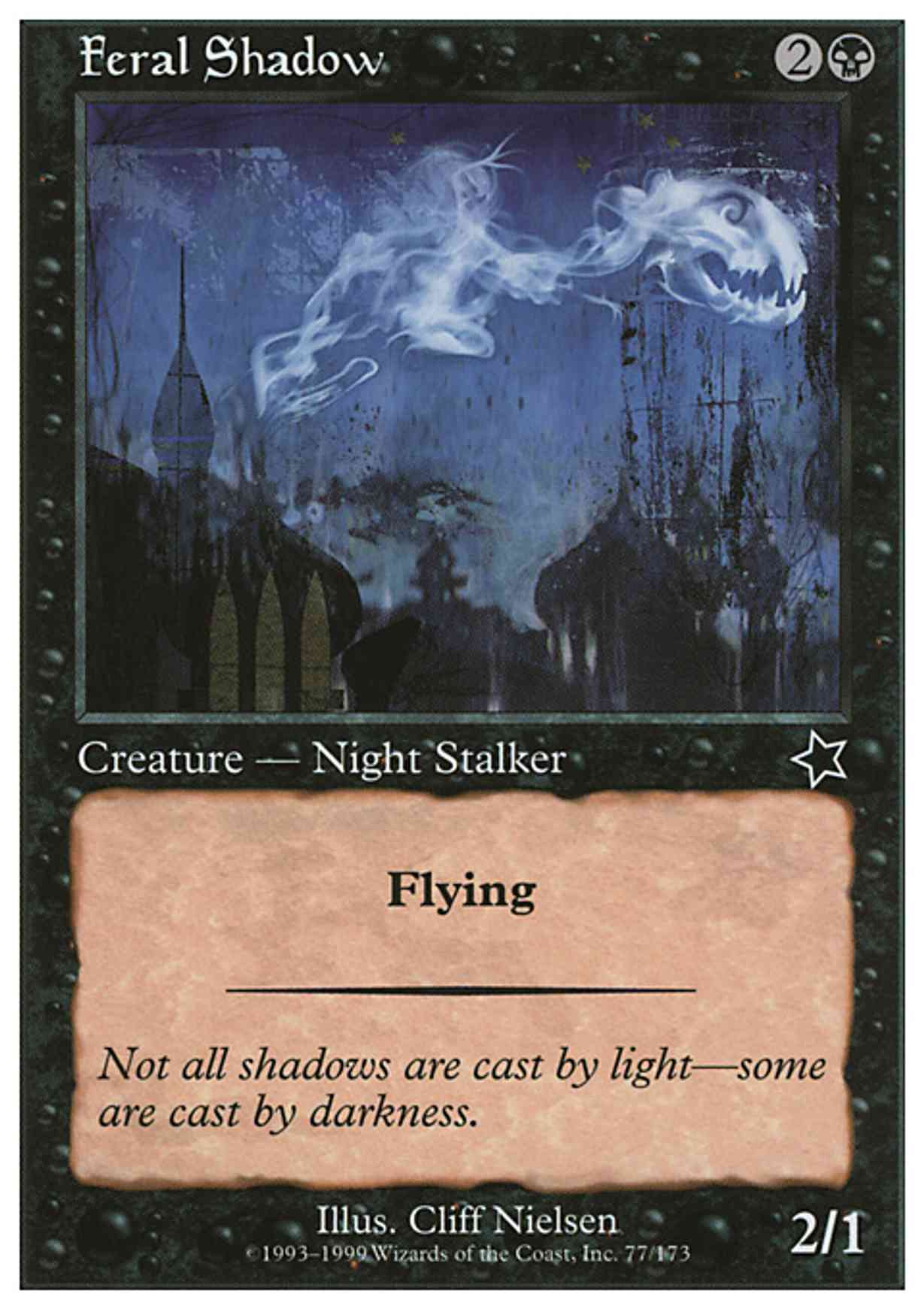 Feral Shadow magic card front