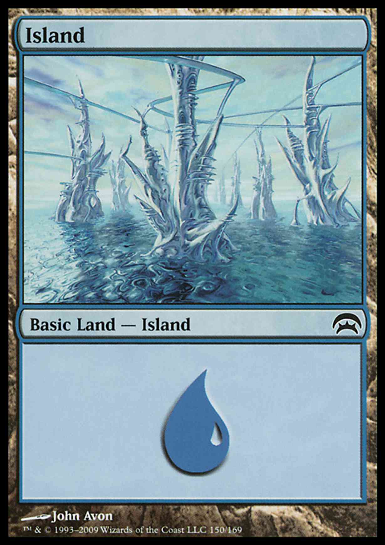 Island (150) magic card front