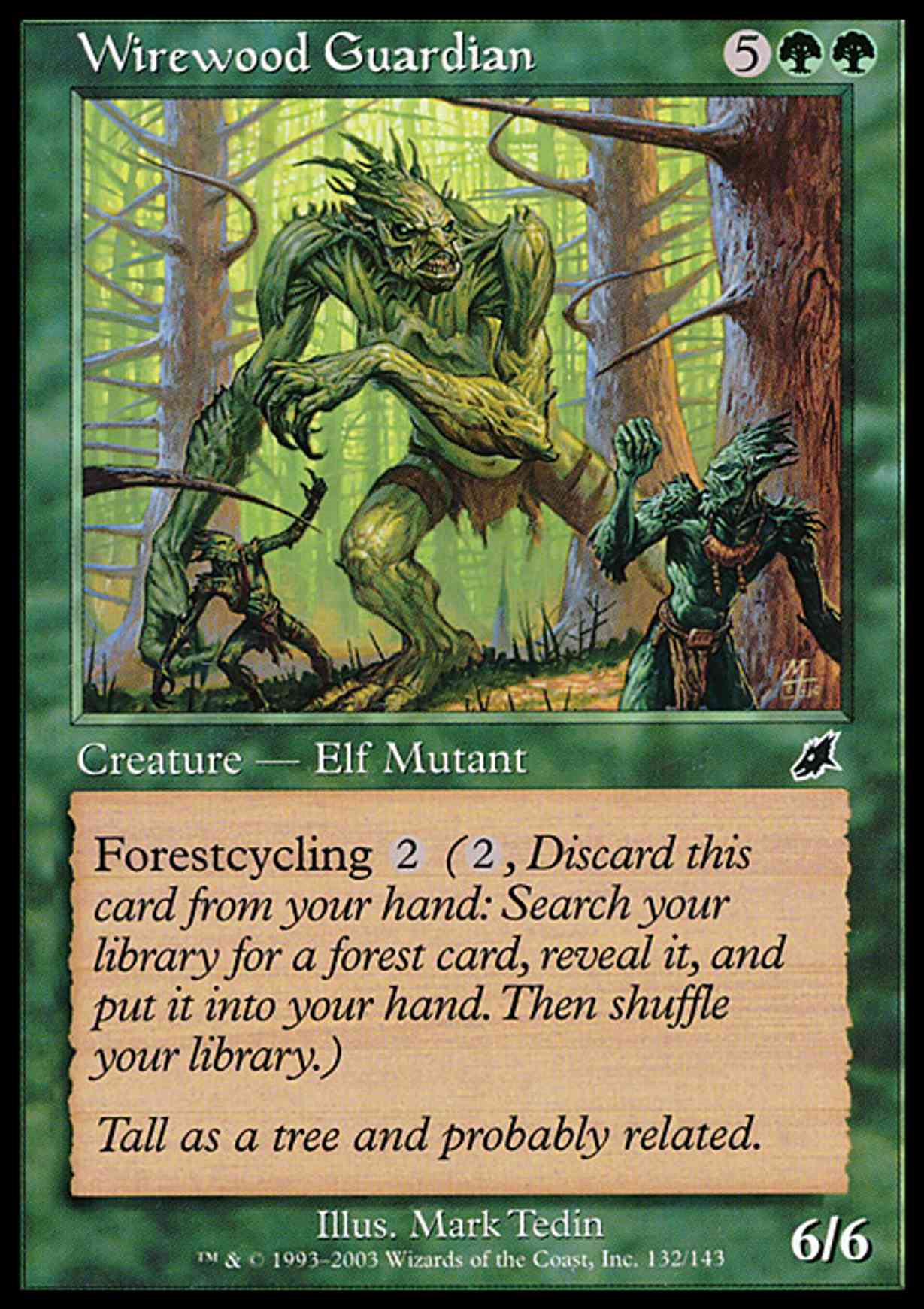 Wirewood Guardian magic card front