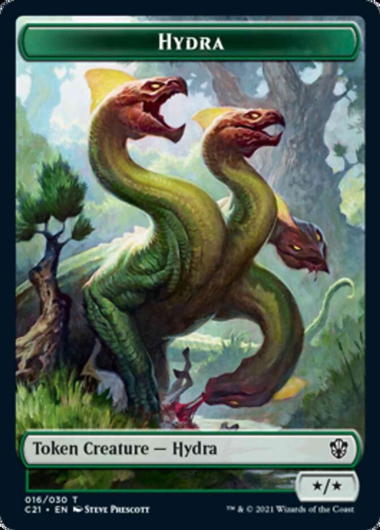 Hydra // Boar Double-sided Token magic card front