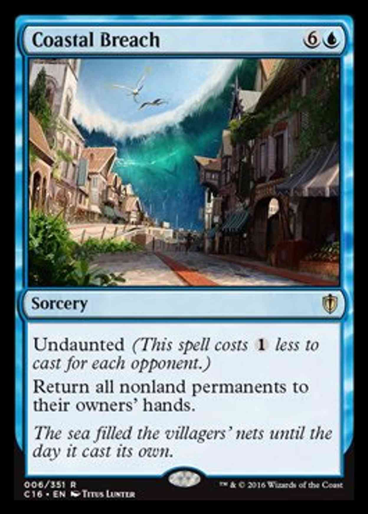 Coastal Breach magic card front