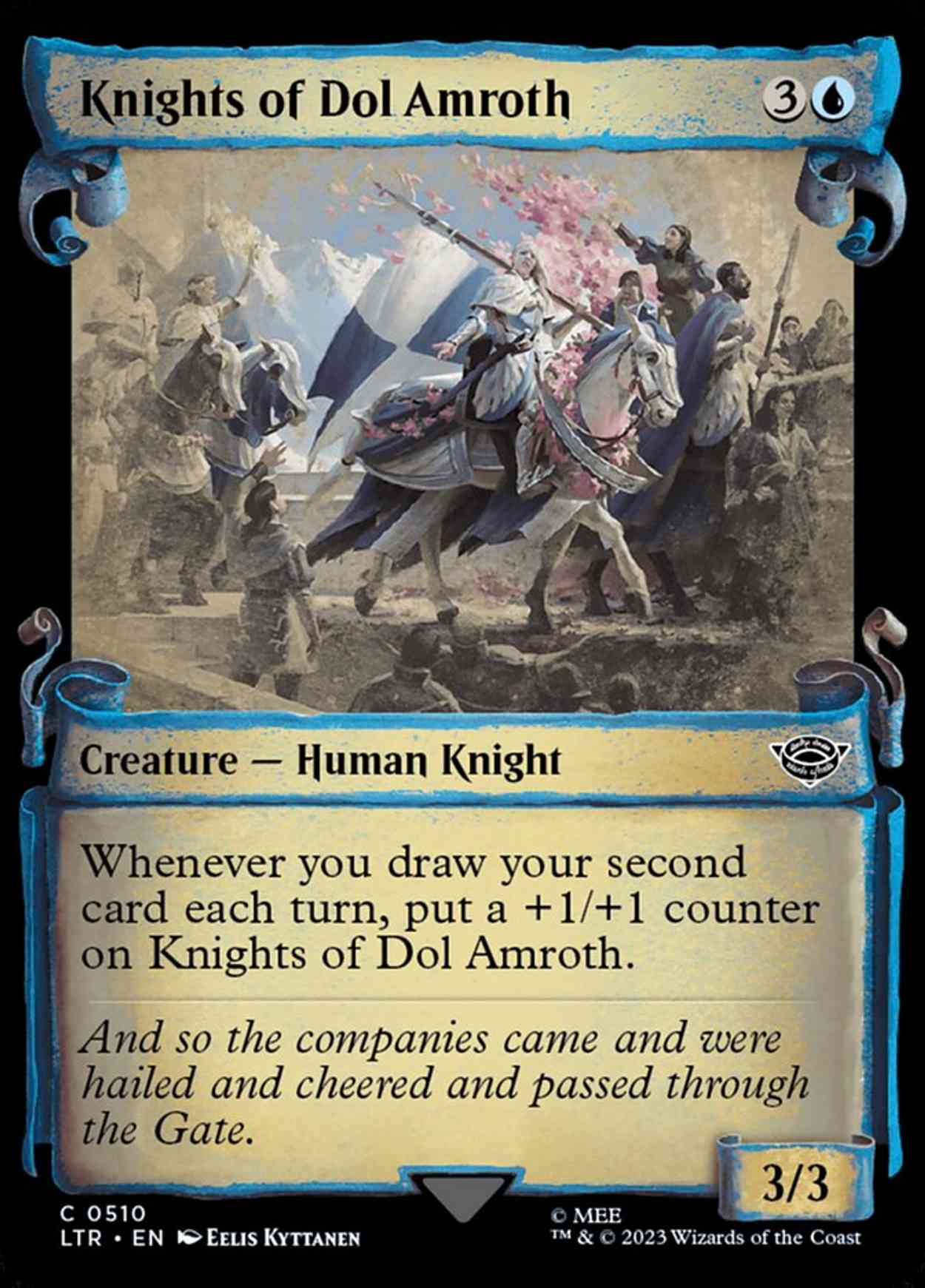 Knights of Dol Amroth (Showcase Scrolls) magic card front