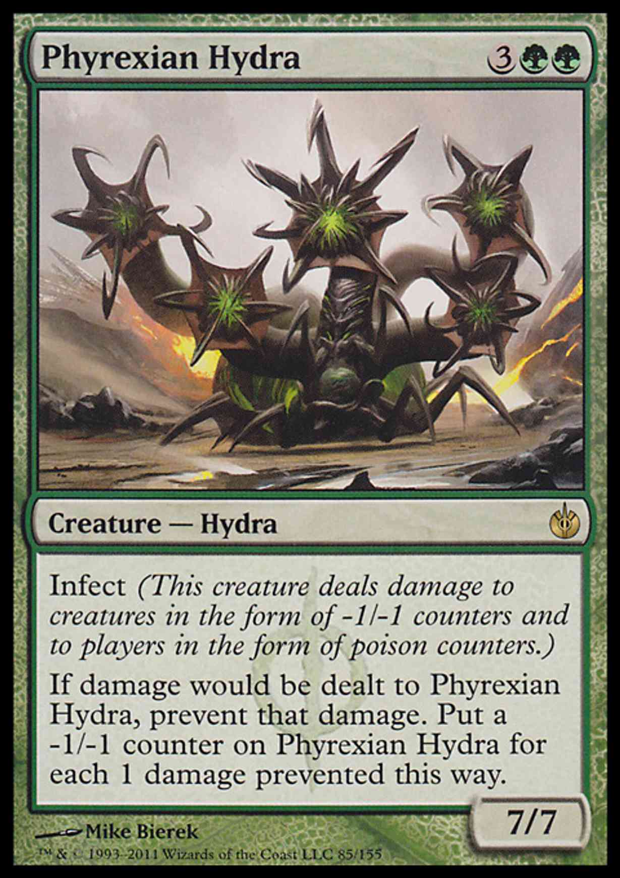 Phyrexian Hydra magic card front
