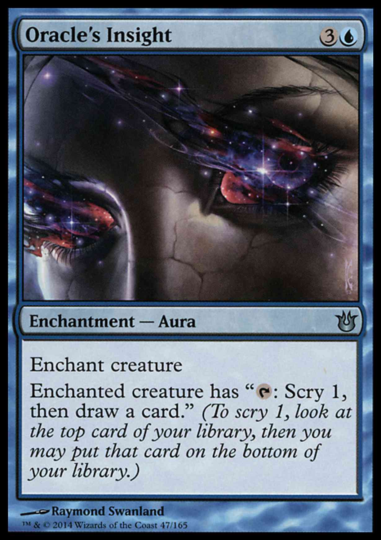 Oracle's Insight magic card front