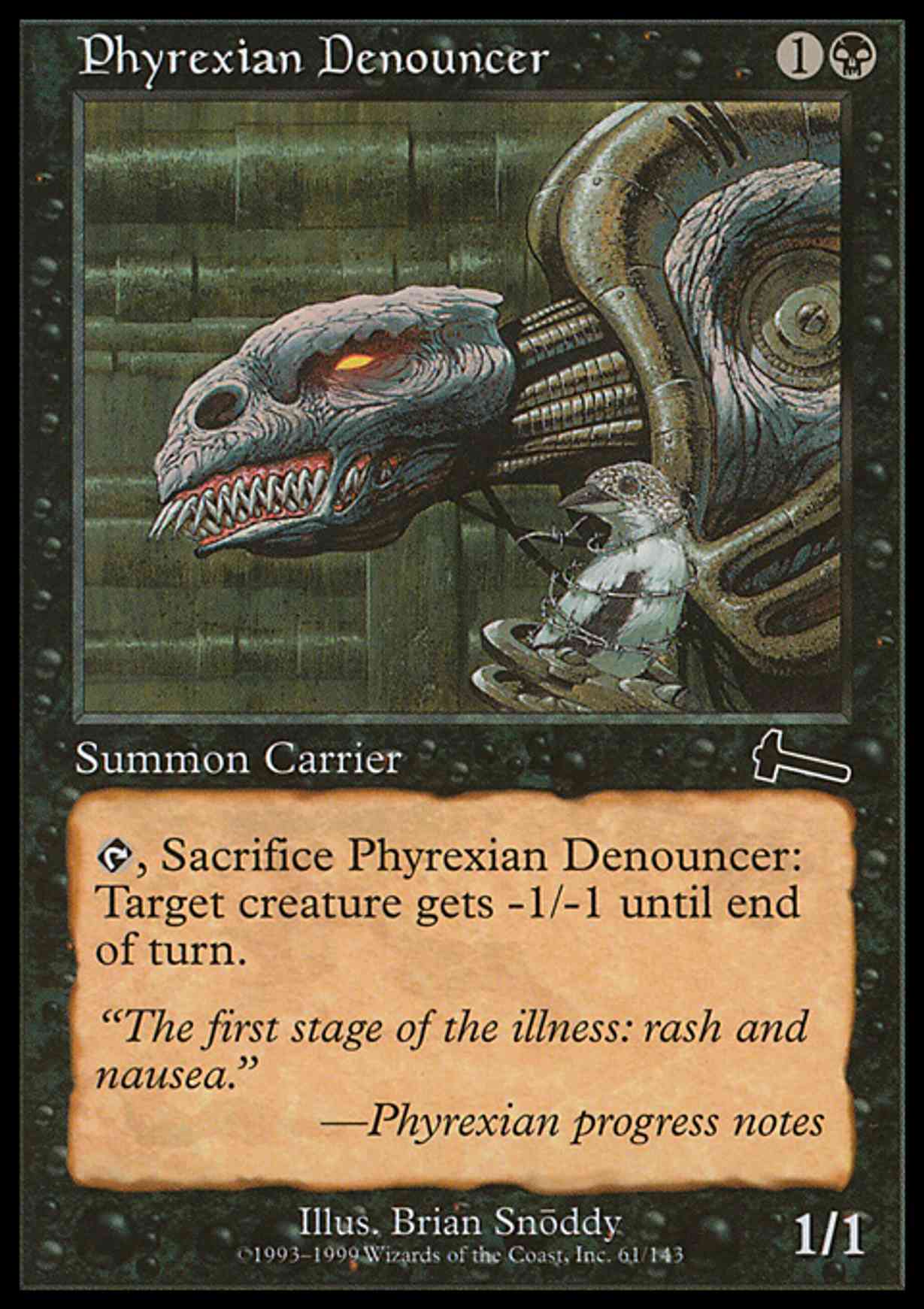 Phyrexian Denouncer magic card front