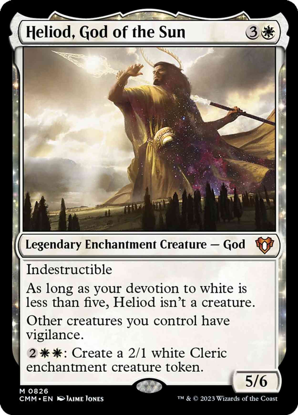 Heliod, God of the Sun magic card front