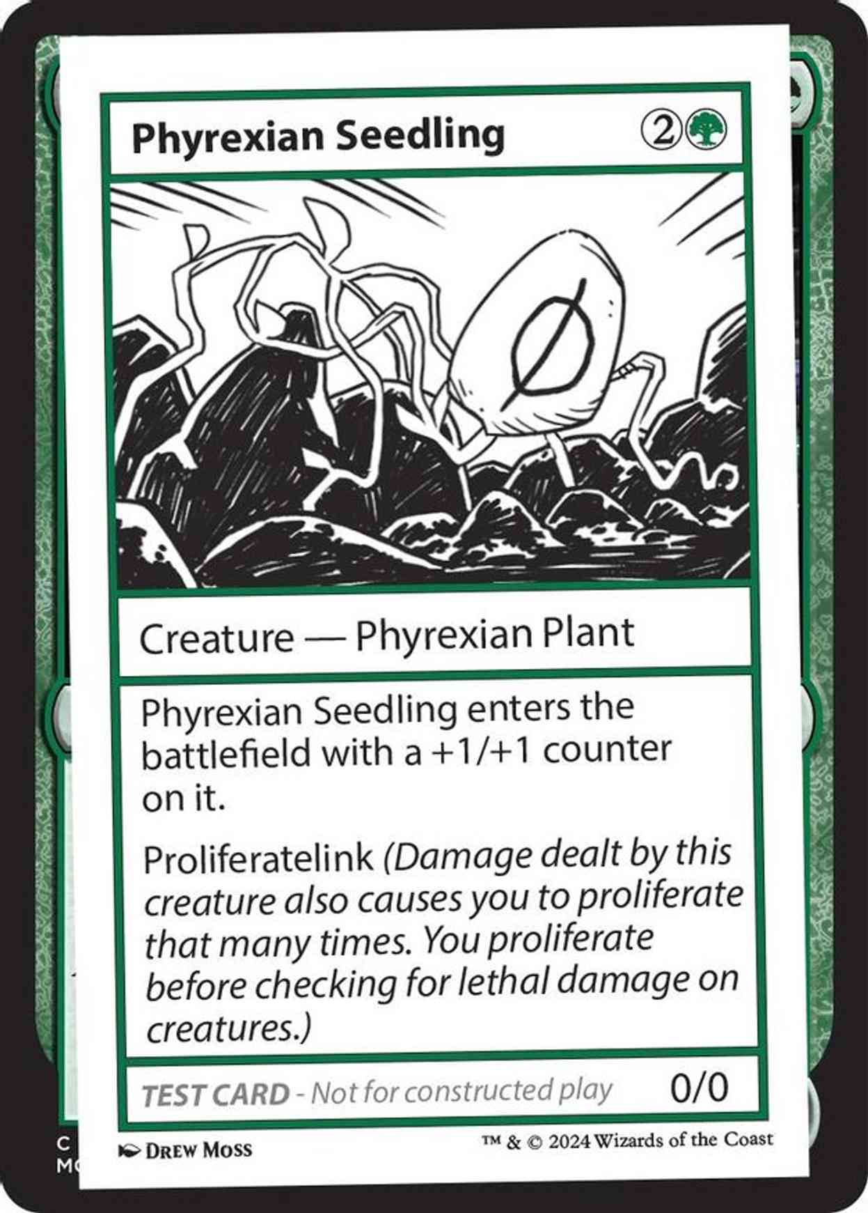 Phyrexian Seedling magic card front