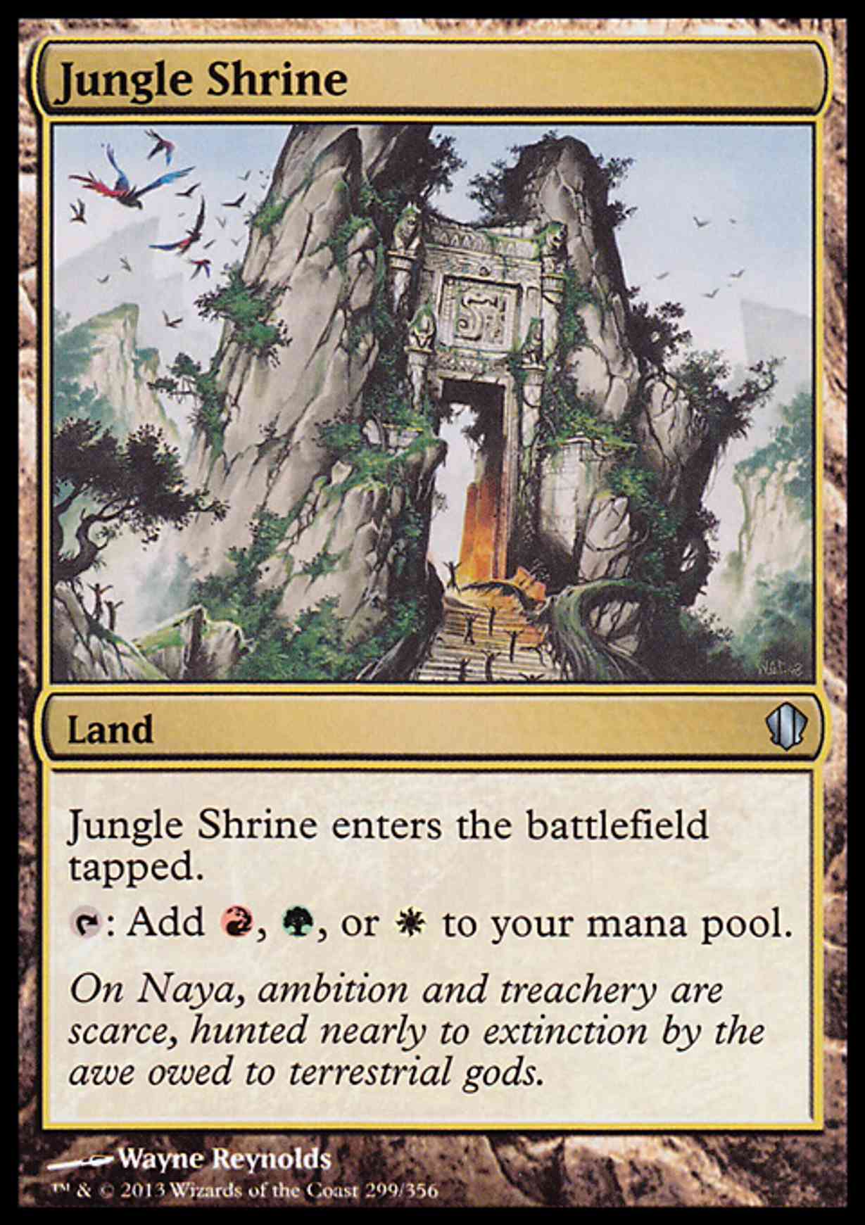 Jungle Shrine magic card front
