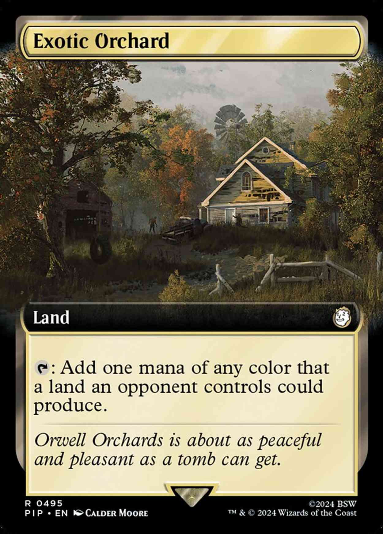 Exotic Orchard (Extended Art) magic card front