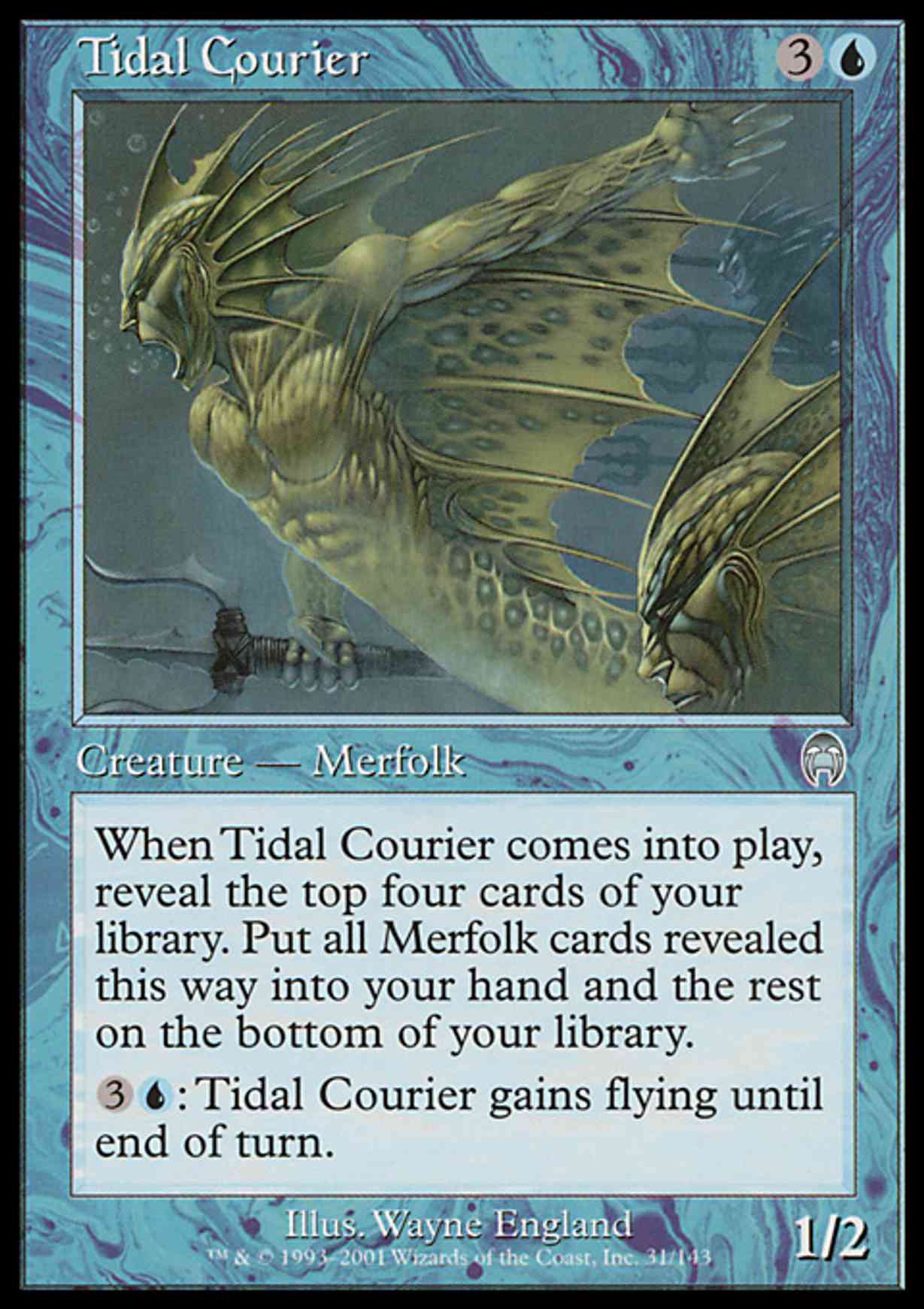 Tidal Courier magic card front
