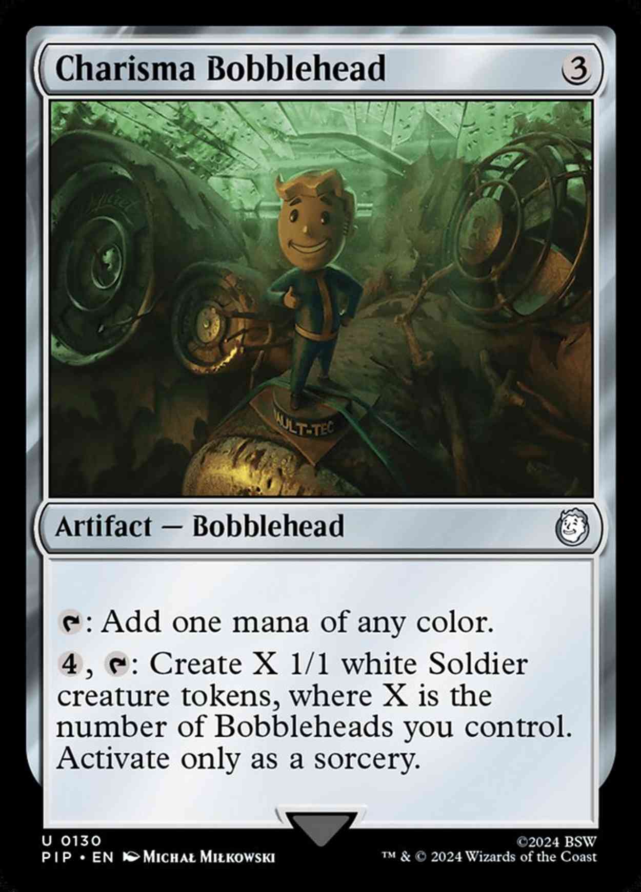 Charisma Bobblehead magic card front