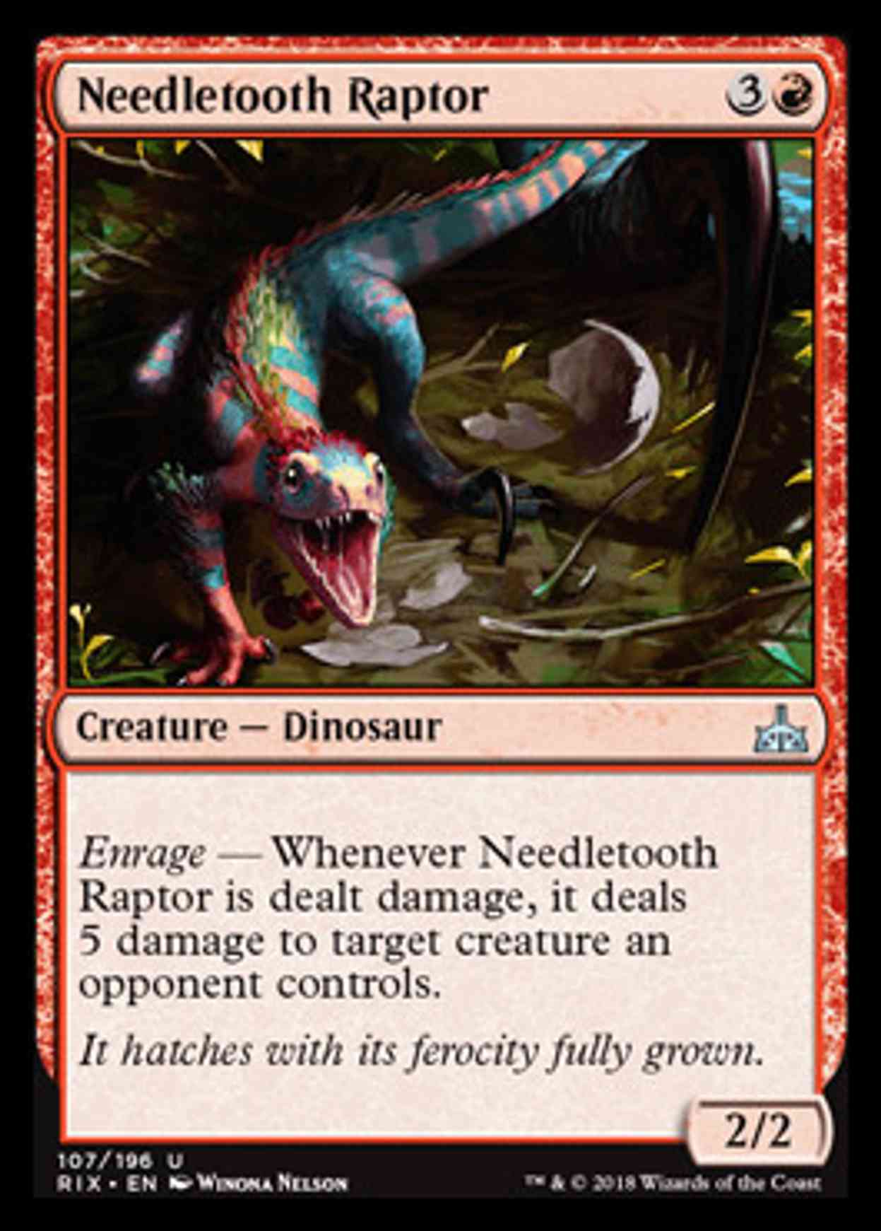 Needletooth Raptor magic card front