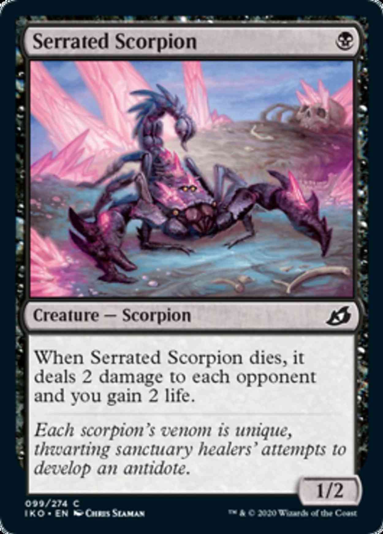 Serrated Scorpion magic card front