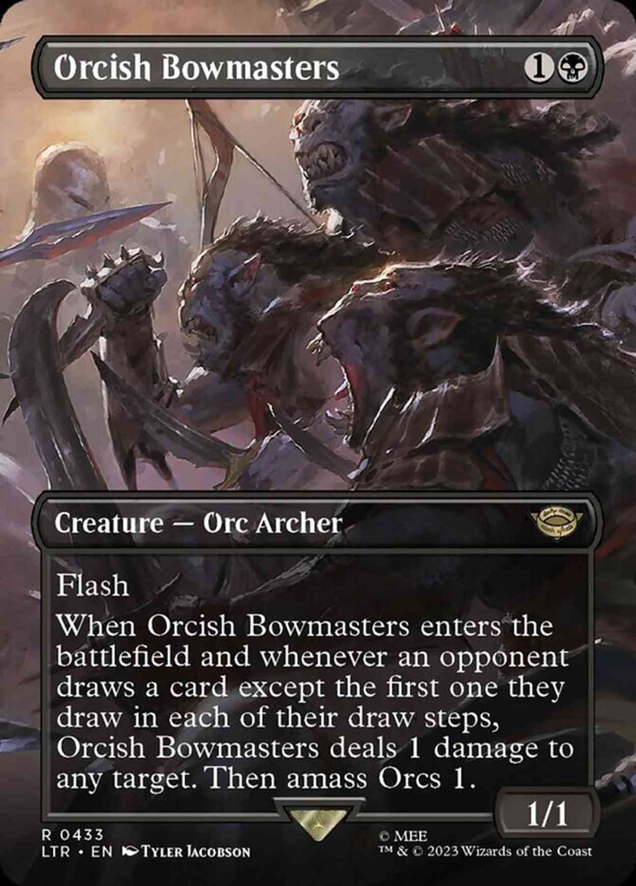 Orcish Bowmasters (Borderless) magic card front