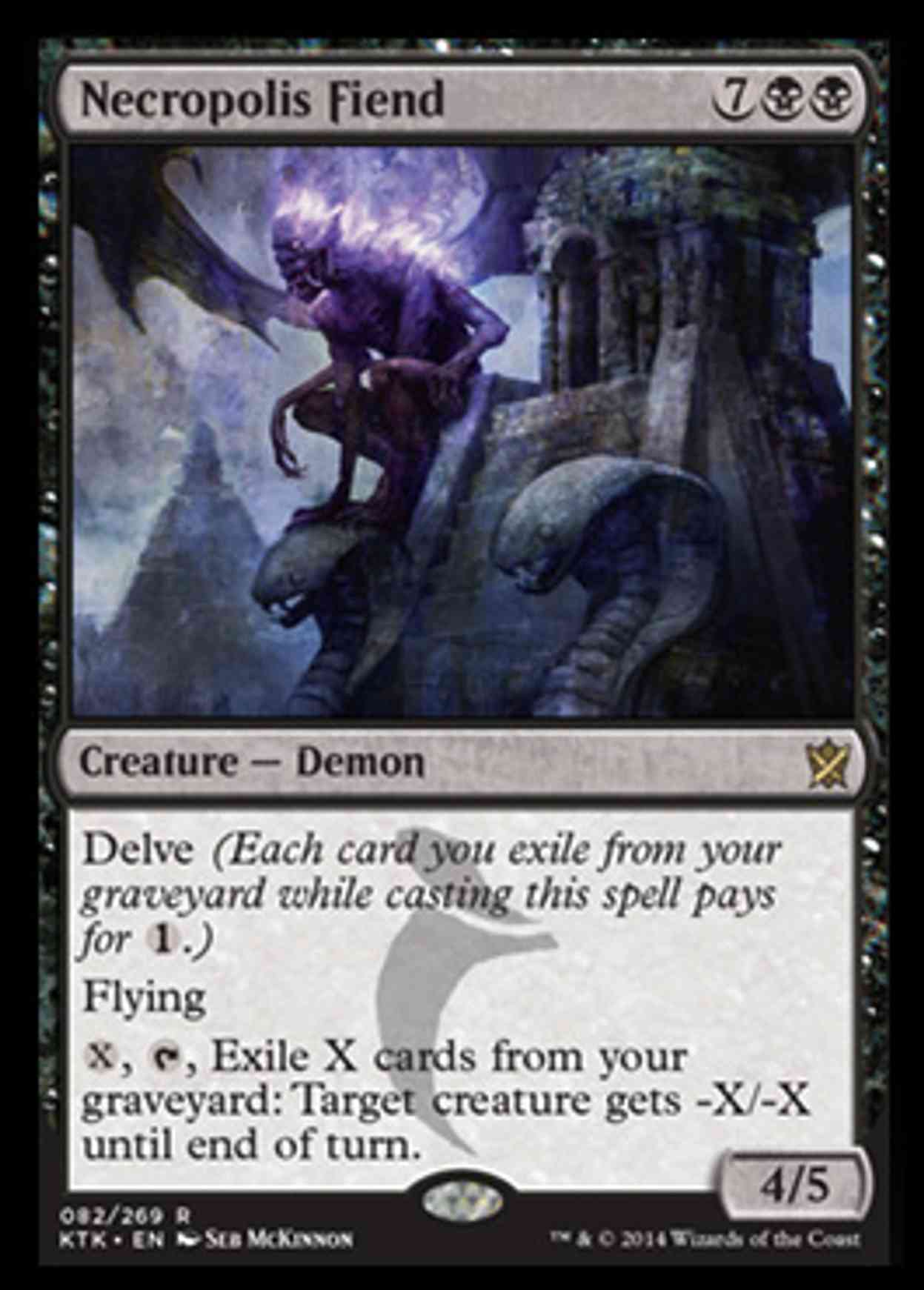 Necropolis Fiend magic card front