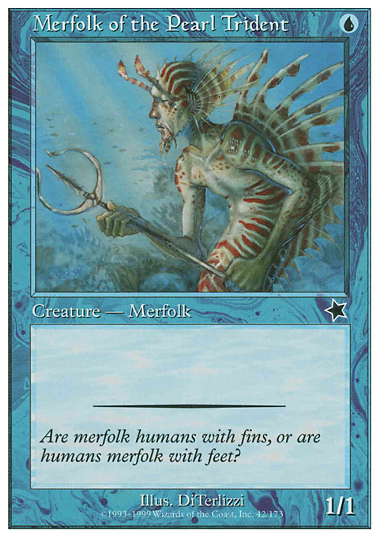 Merfolk of the Pearl Trident magic card front