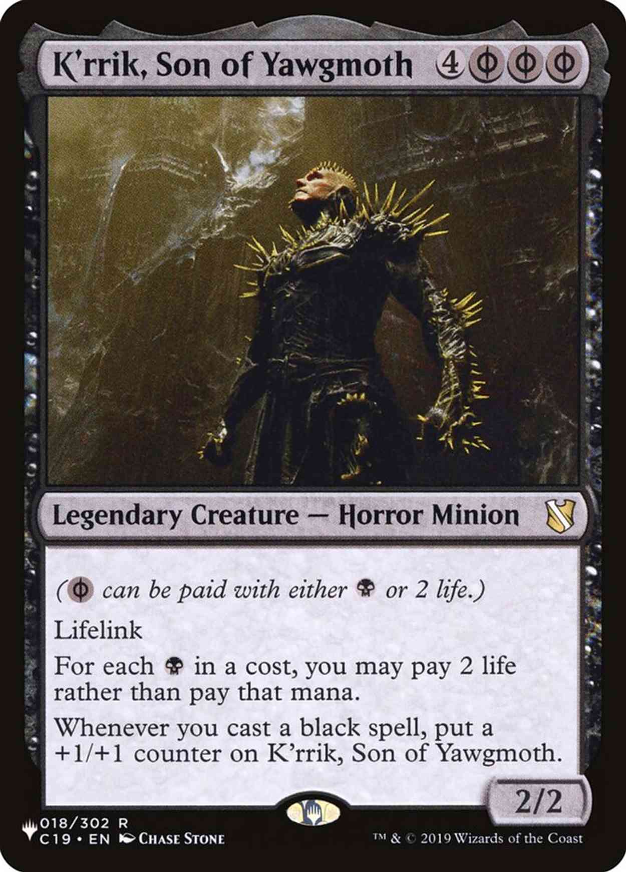 K'rrik, Son of Yawgmoth magic card front