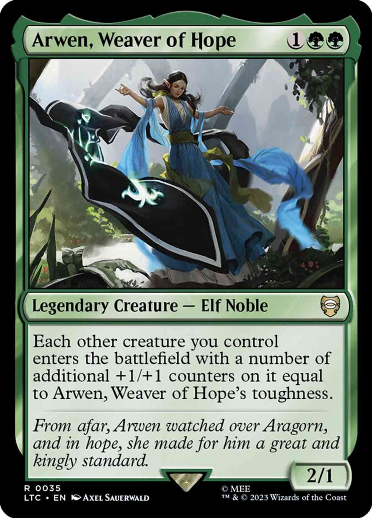 Arwen, Weaver of Hope magic card front