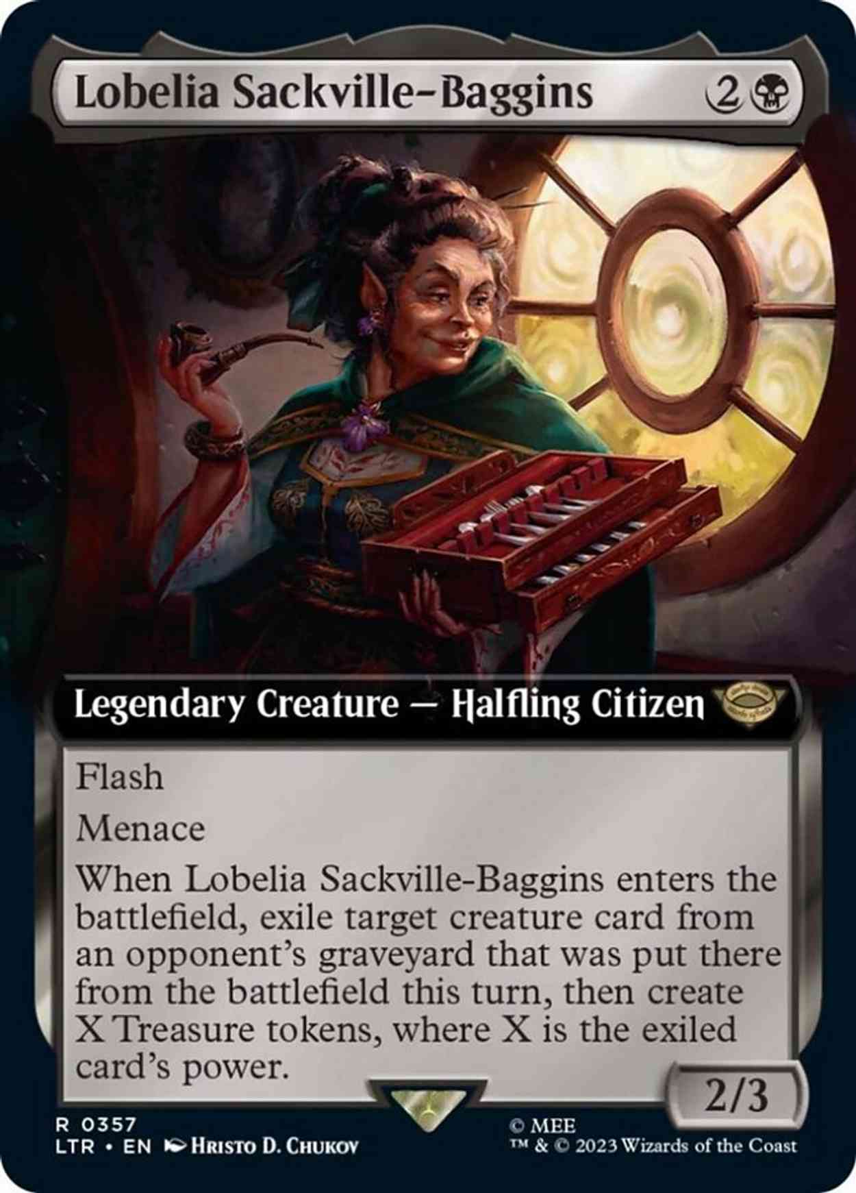 Lobelia Sackville-Baggins (Extended Art) magic card front