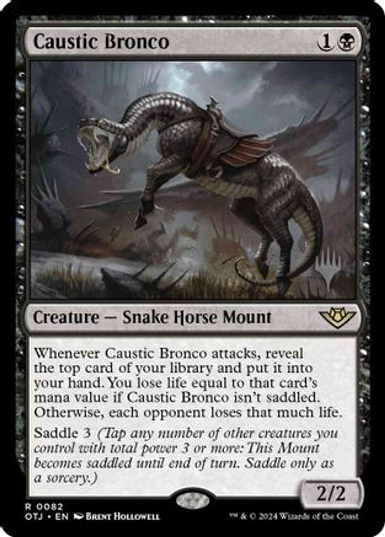 Caustic Bronco magic card front