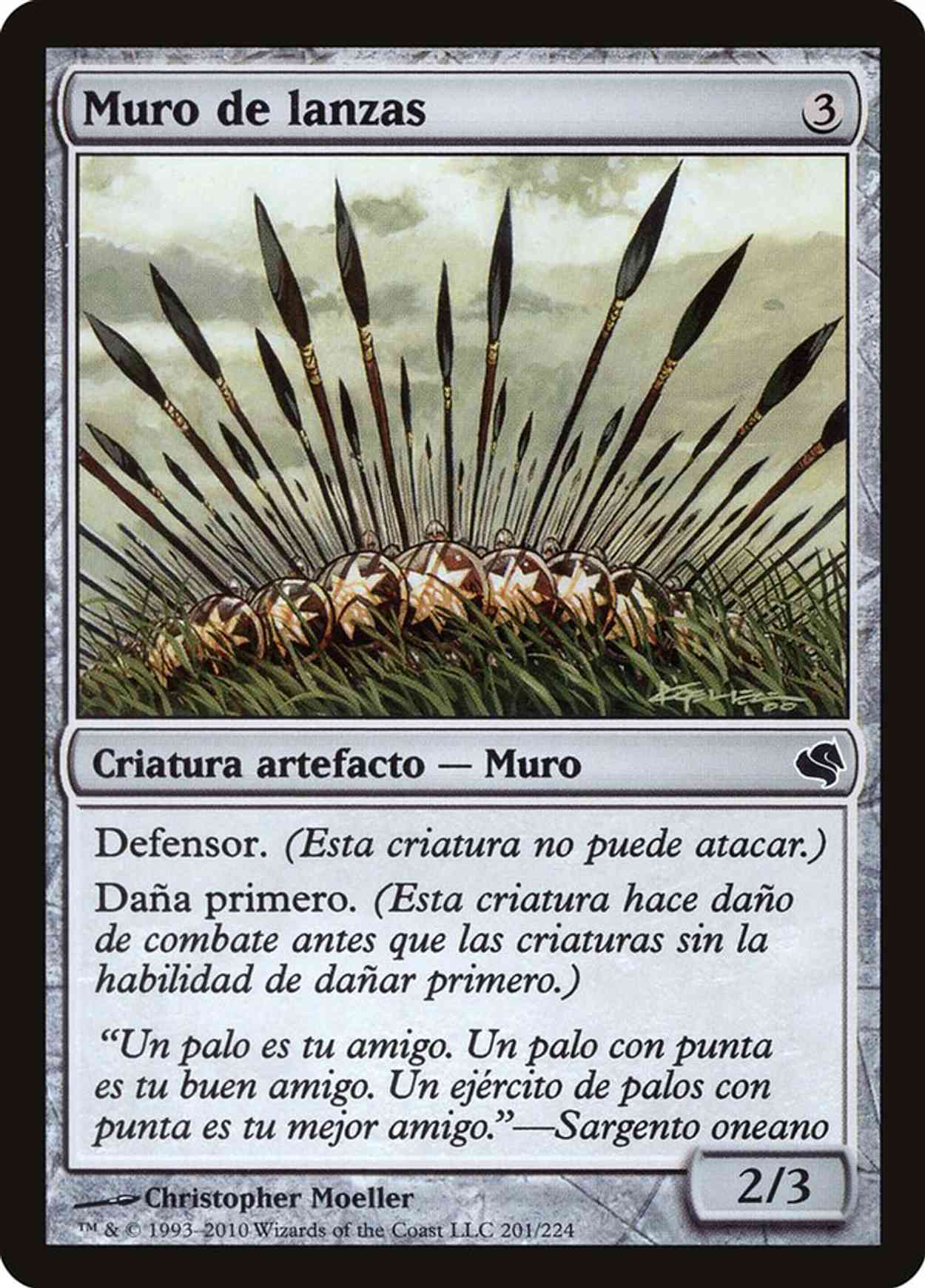 Wall of Spears (Retro Frame) magic card front