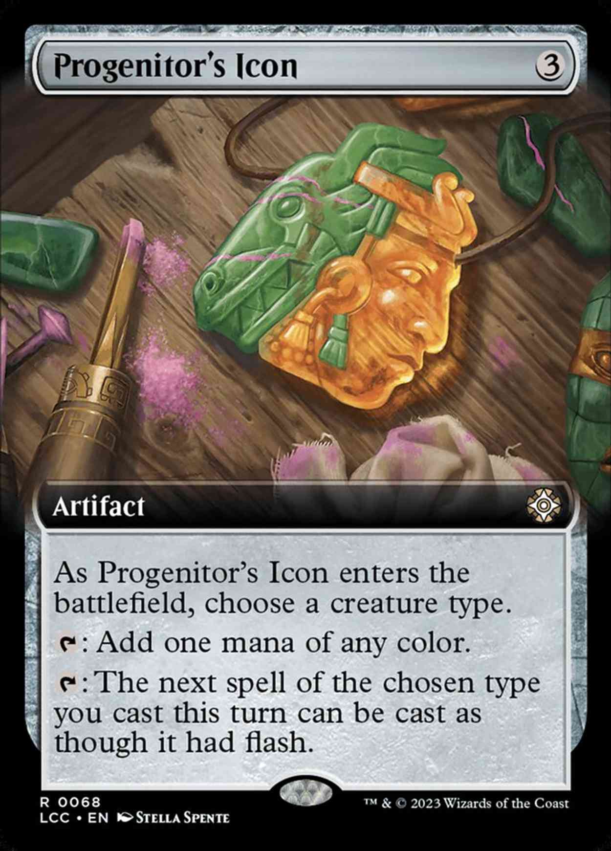 Progenitor's Icon (Extended Art) magic card front