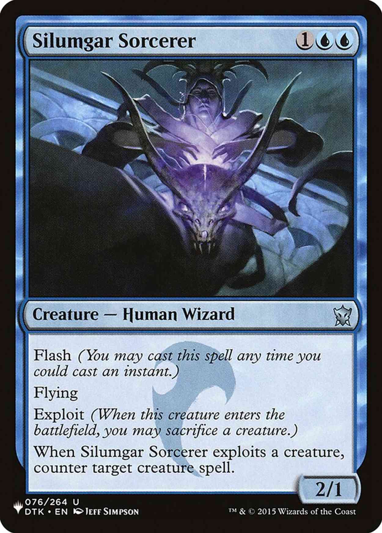 Silumgar Sorcerer magic card front