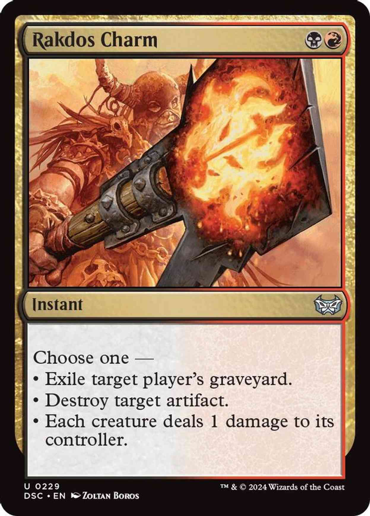 Rakdos Charm magic card front