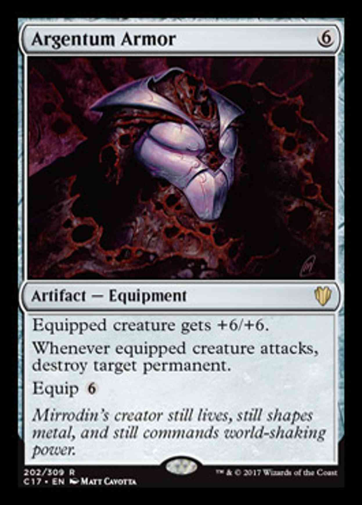 Argentum Armor magic card front