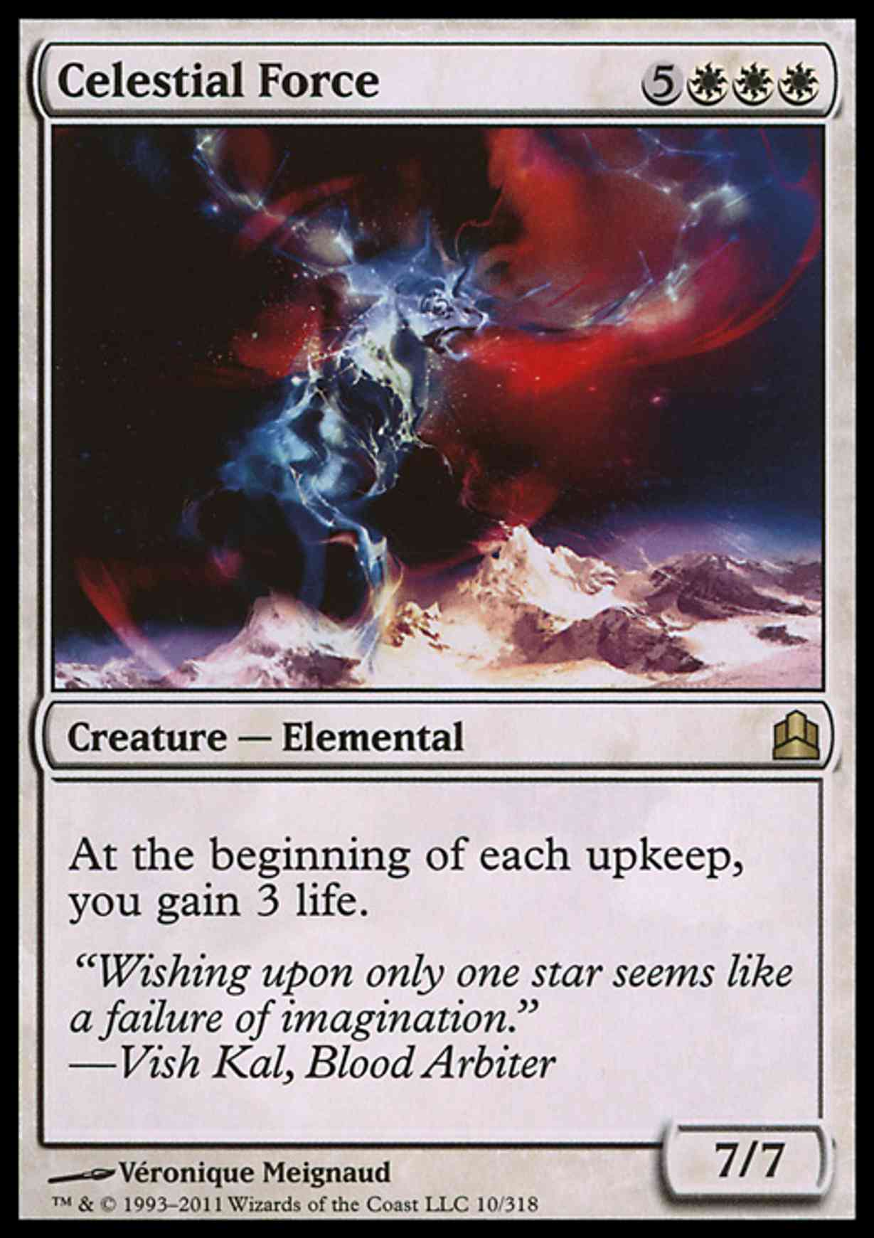 Celestial Force magic card front