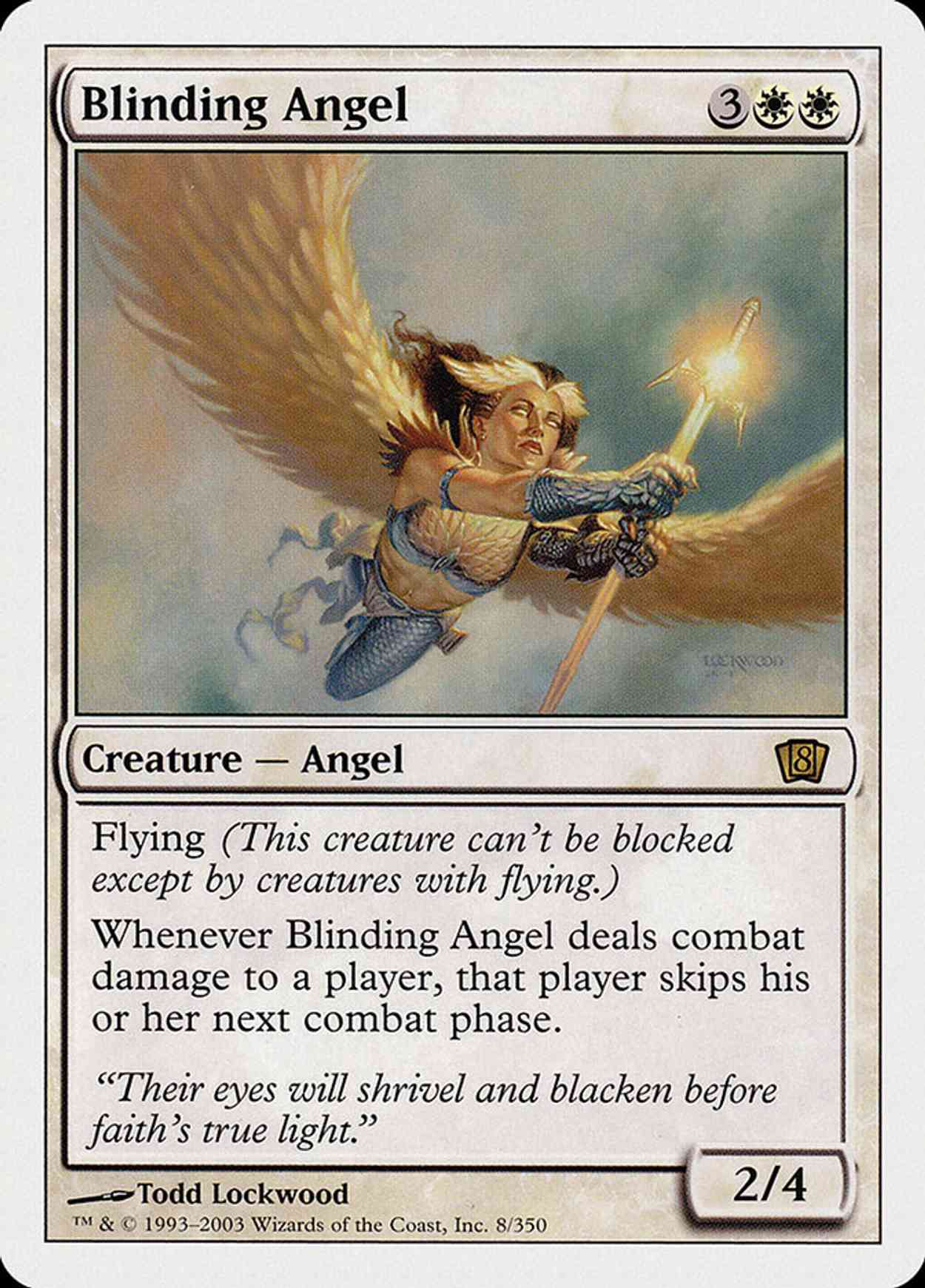 Blinding Angel (8th Edition) magic card front