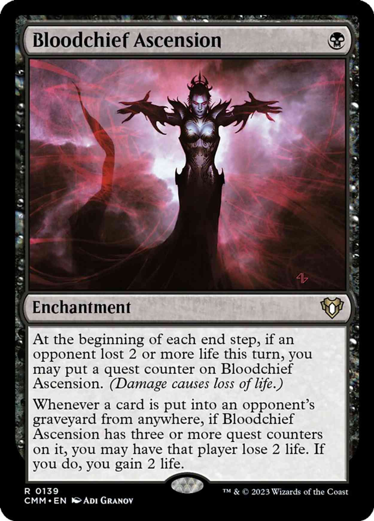 Bloodchief Ascension magic card front