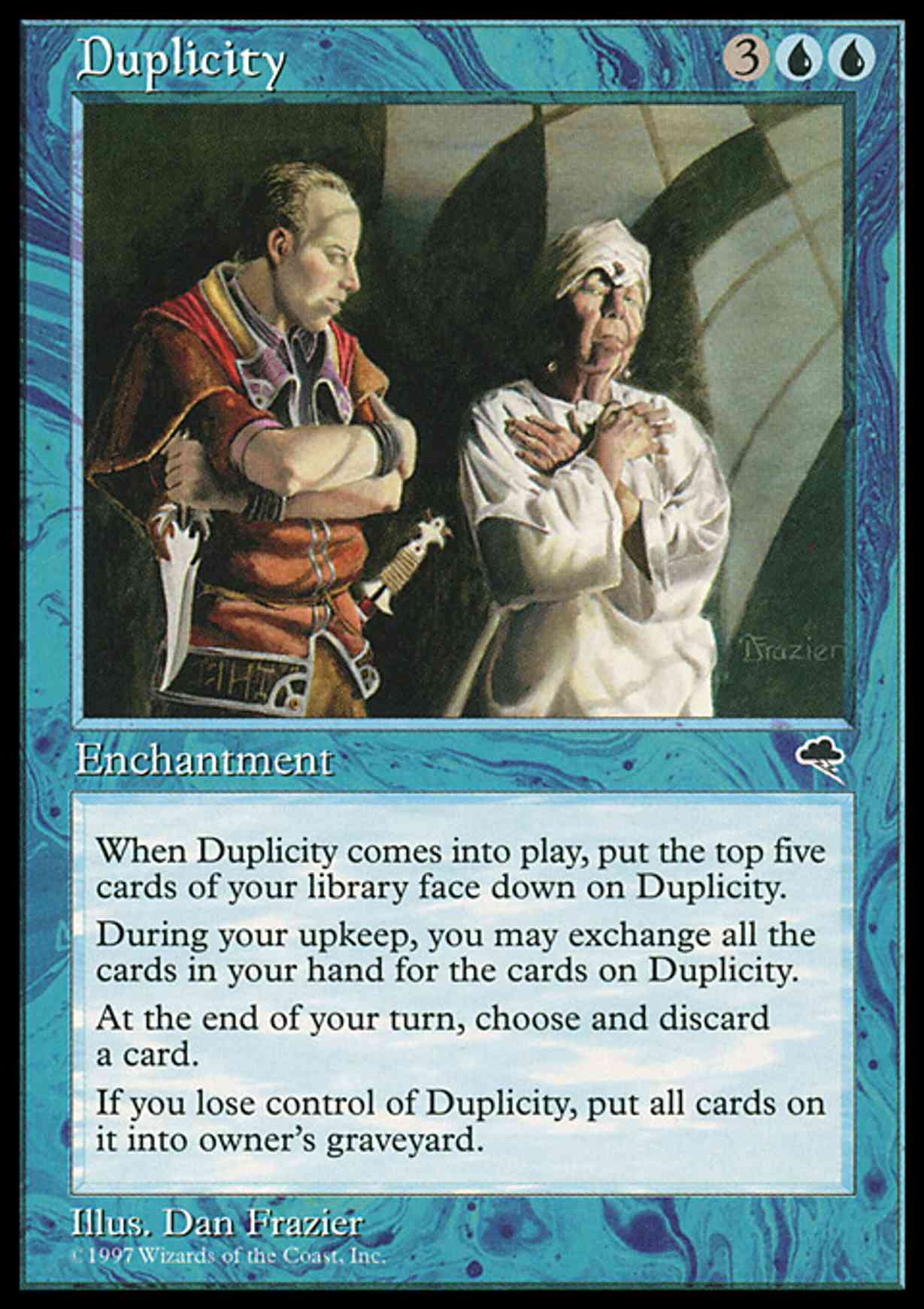 Duplicity magic card front