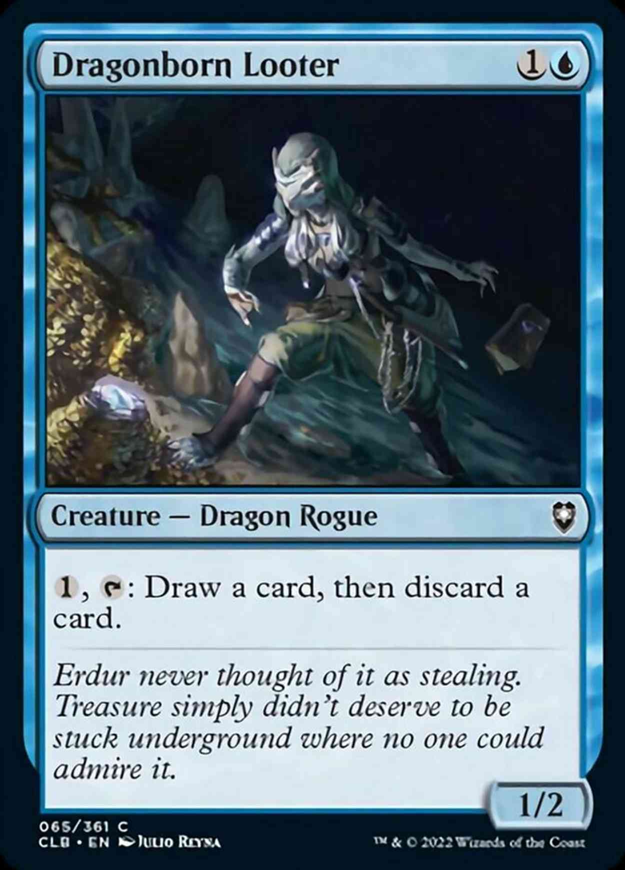 Dragonborn Looter magic card front