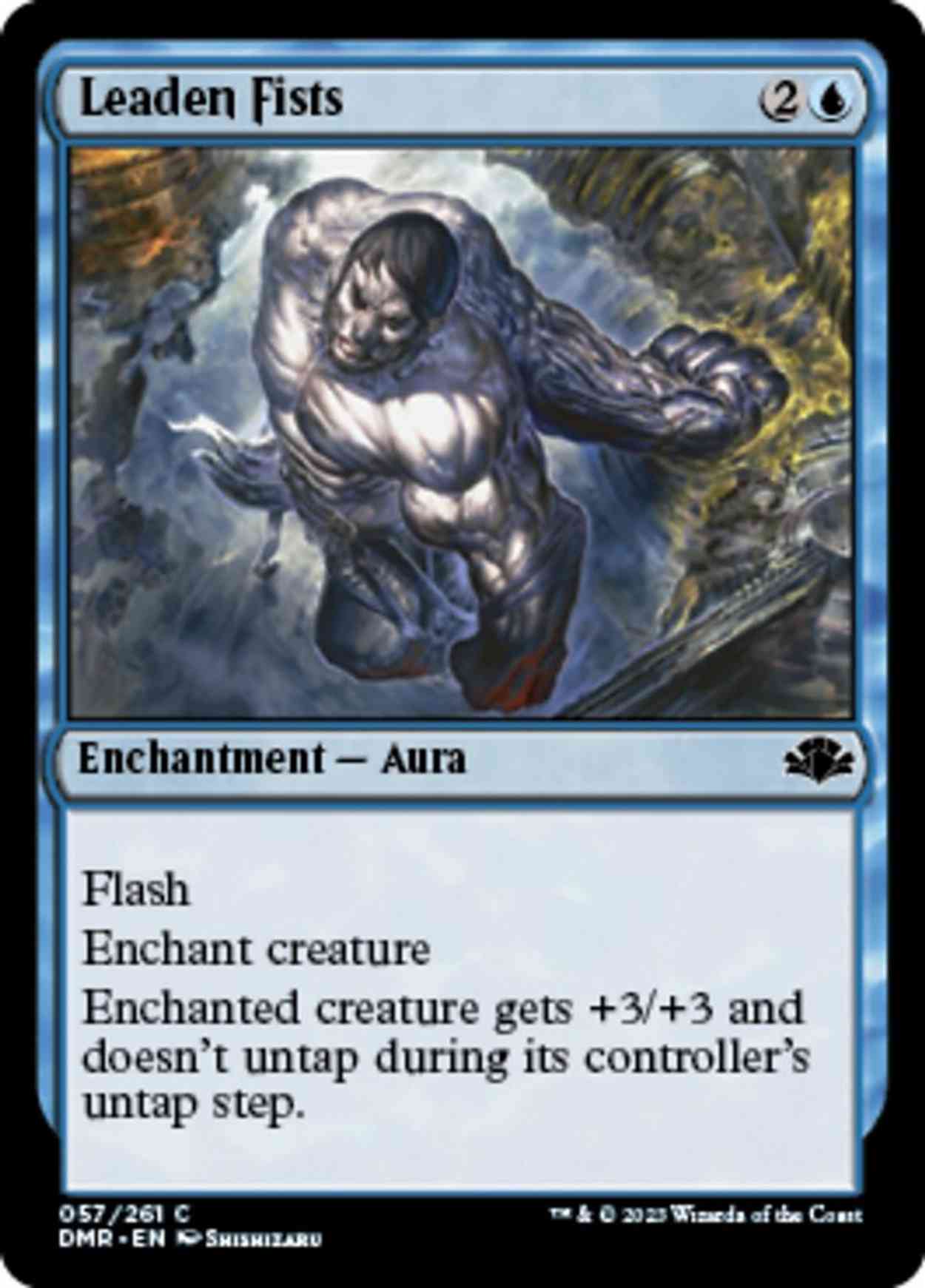 Leaden Fists magic card front
