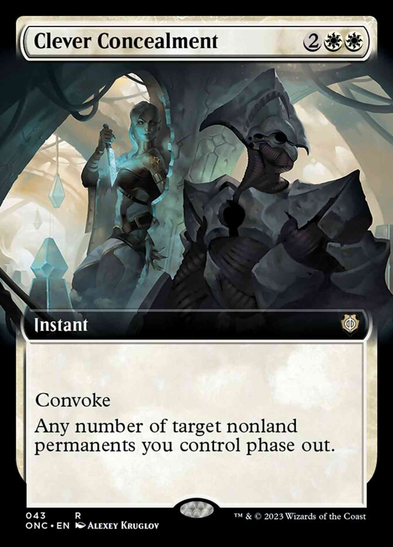 Clever Concealment (Extended Art) magic card front